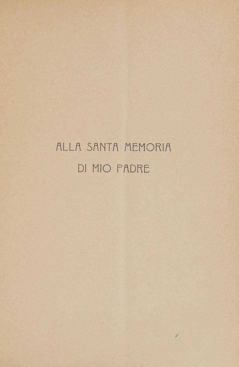 ALEA SANTA MEMORIA DI MO: PADRE