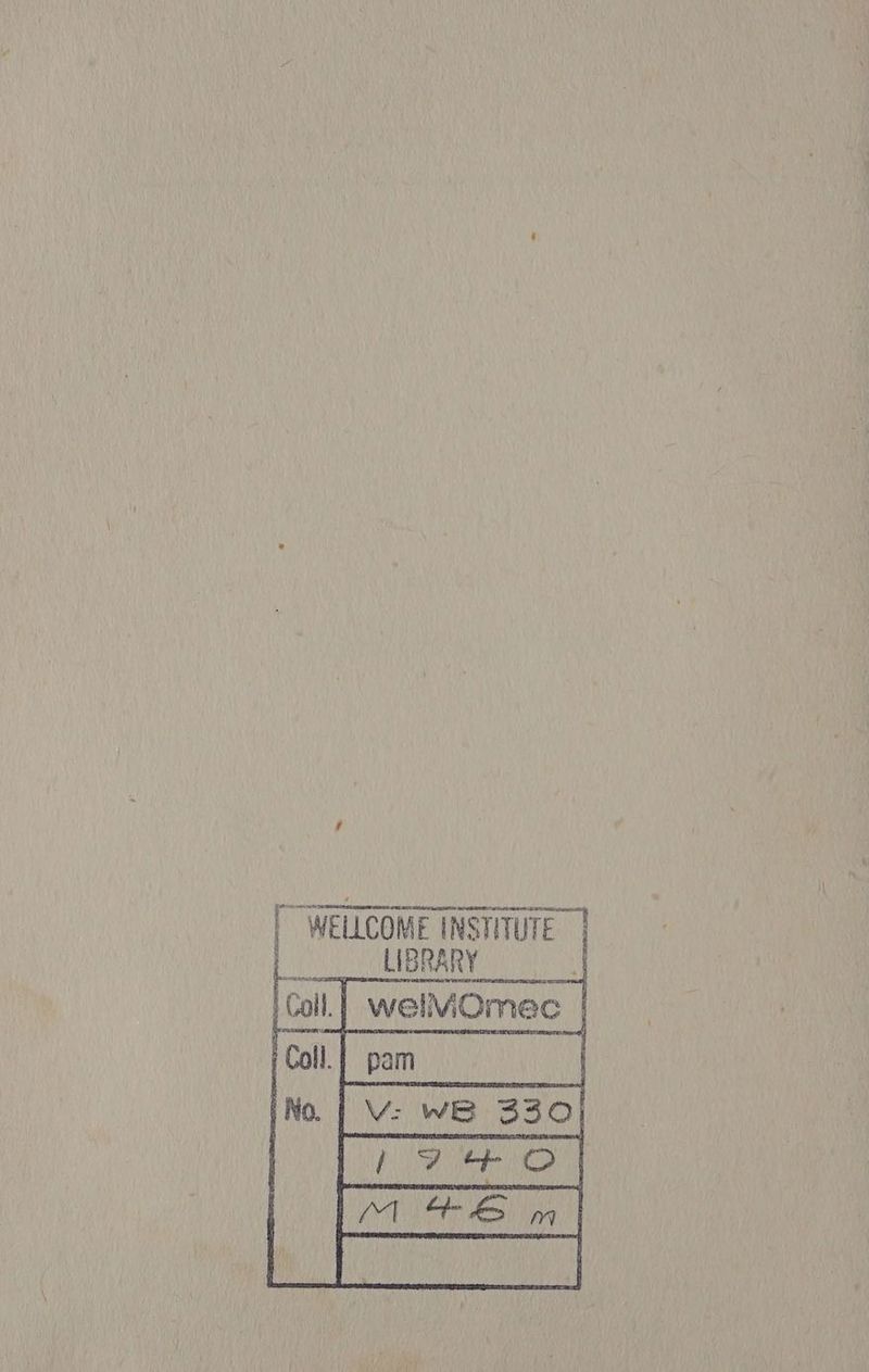 | WELLCOME INSTITUTE | _ LIBRARY lL] welMOmec |