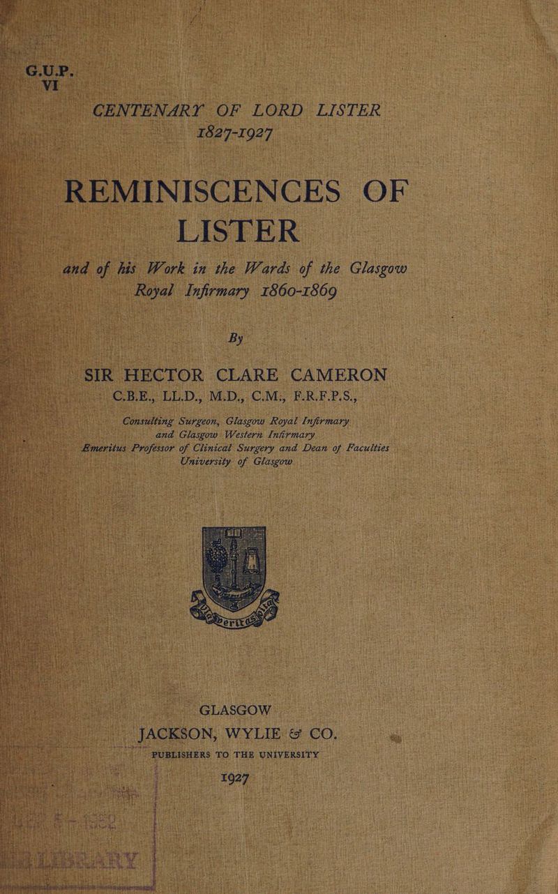 Ww 50 Gla TER Fe M0, 3 th 1869 and Dean of 60 » Royal Infirme SLOW e w. Wes al ty 9 ee in b z linte LUEKSt KG u In s Glasg r of Chi ef €530 fe
