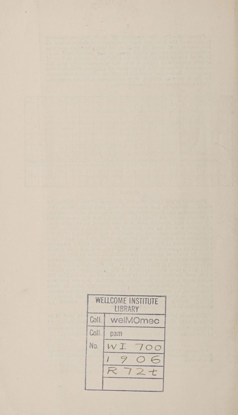 [ WELLCOME INSTITUTE 2 LIB uh