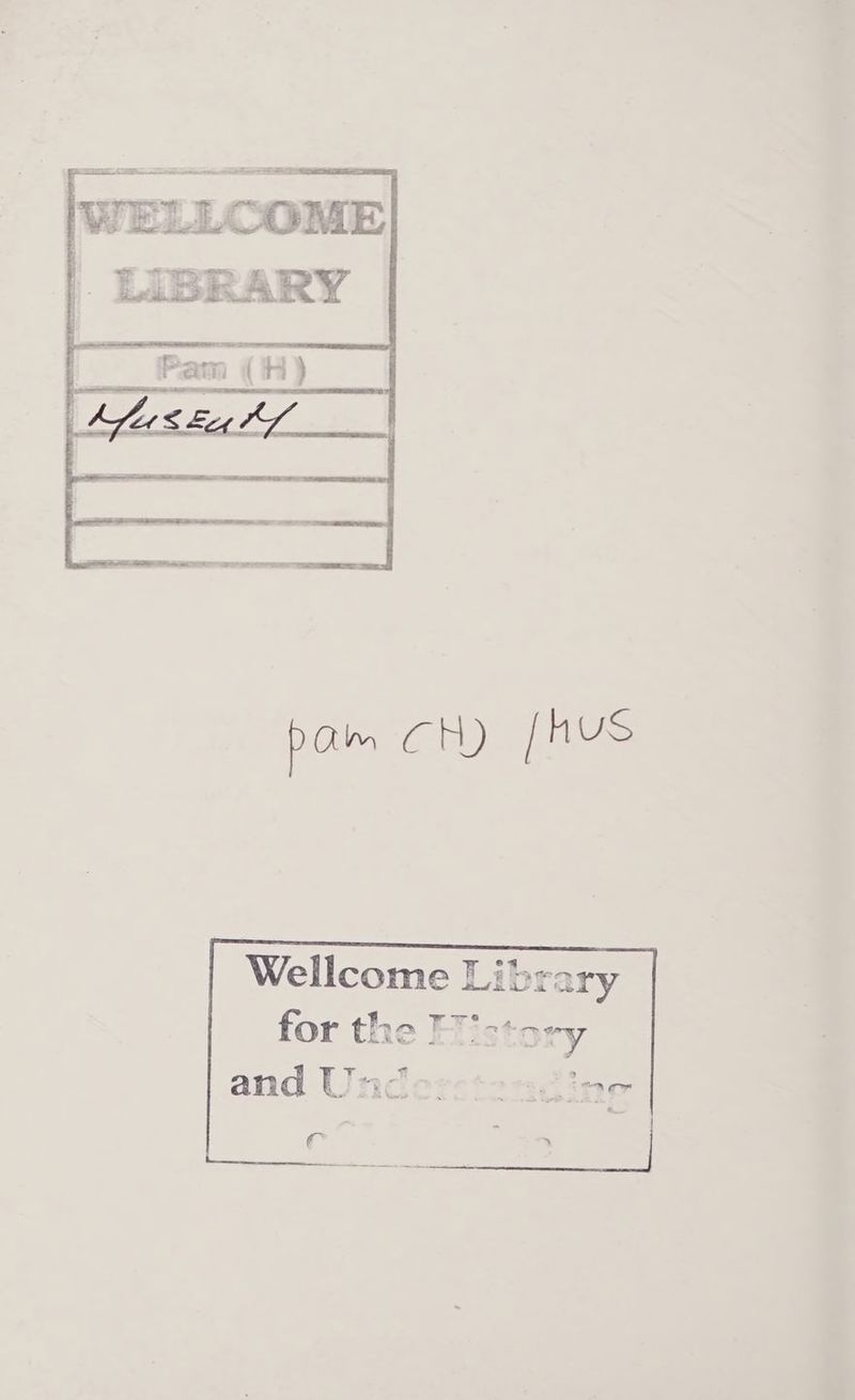 [we ELLCOME | LIBRARY Pam (iH) aS Fe Wellcome Library for the FFist ‘Ory and Unc oe tag hd