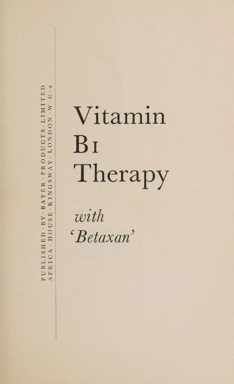 Z itamin 414 BI Therapy with ‘Betaxan o> WM NOGNO TIT’ AY MS OND 2 a SiO ie VOL dav GH LEW $ LOO Oo td UEAVeE- Ate Gabsi Tand