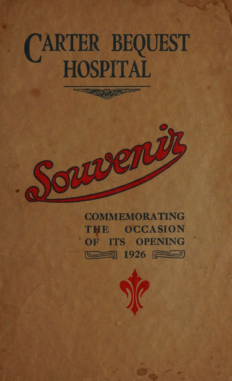 - COMMEMORATING i ae ‘OCCASION ‘OF ITS OPENING aS 1926 =) Ne ra ¢ 3 | - ’ ' é zo, J _* ’ - iF 2 <<. 5 —