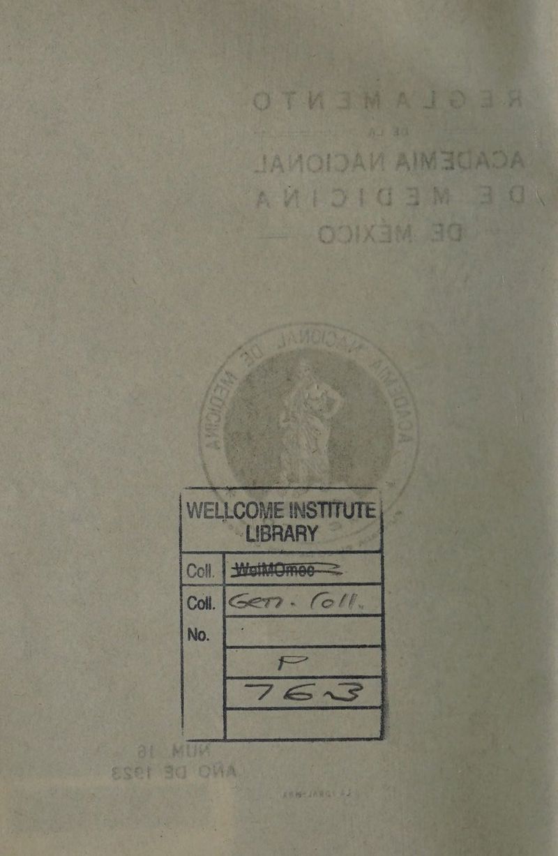 ar e WELLCOME INSTITUTE | - “UBRARY l AO MESE MH