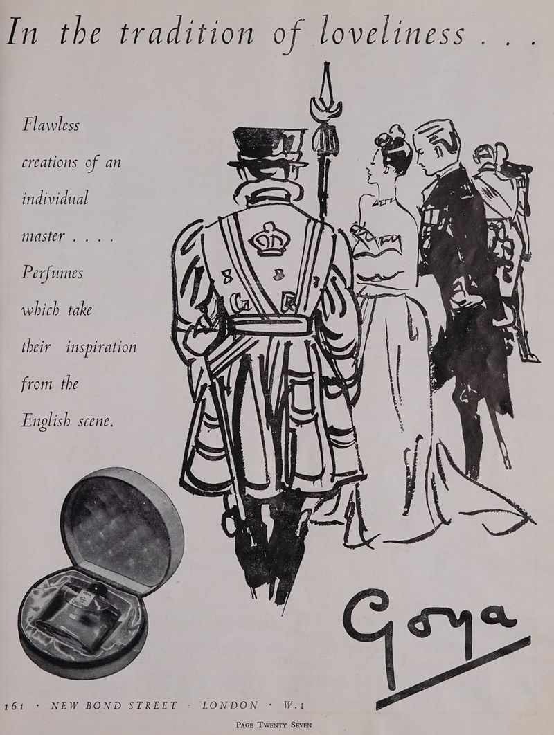 In the tradition of loveliness Pe Flawless creations of an individual FIGS) Clap ee a: Perfumes which take their inspiration from the English scene, Or(wemomer\ sae OWN eS Lukee be loeee LONG DON 0 Vee
