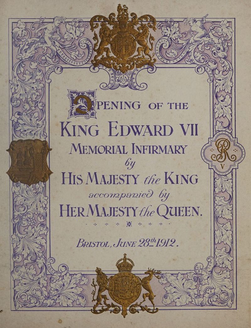 ist KING EDWARD VII MEMORIAL INFIRMARY by @CCOFR PARICO by HER MAJESTY “4e (QUEEN. ve °