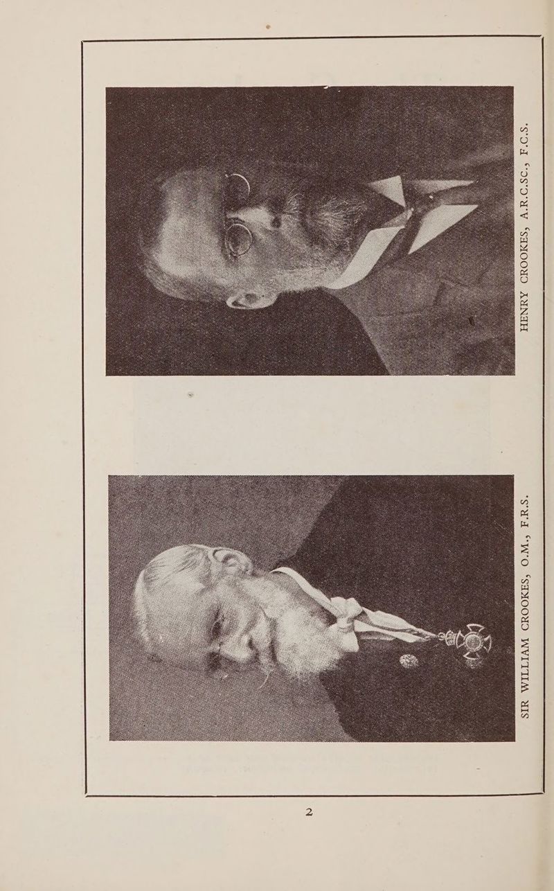 HENRY CROOKES, A:R.C.SC.5 F.G.S. SIR WILLIAM CROOKES, O.M., F.R.S.