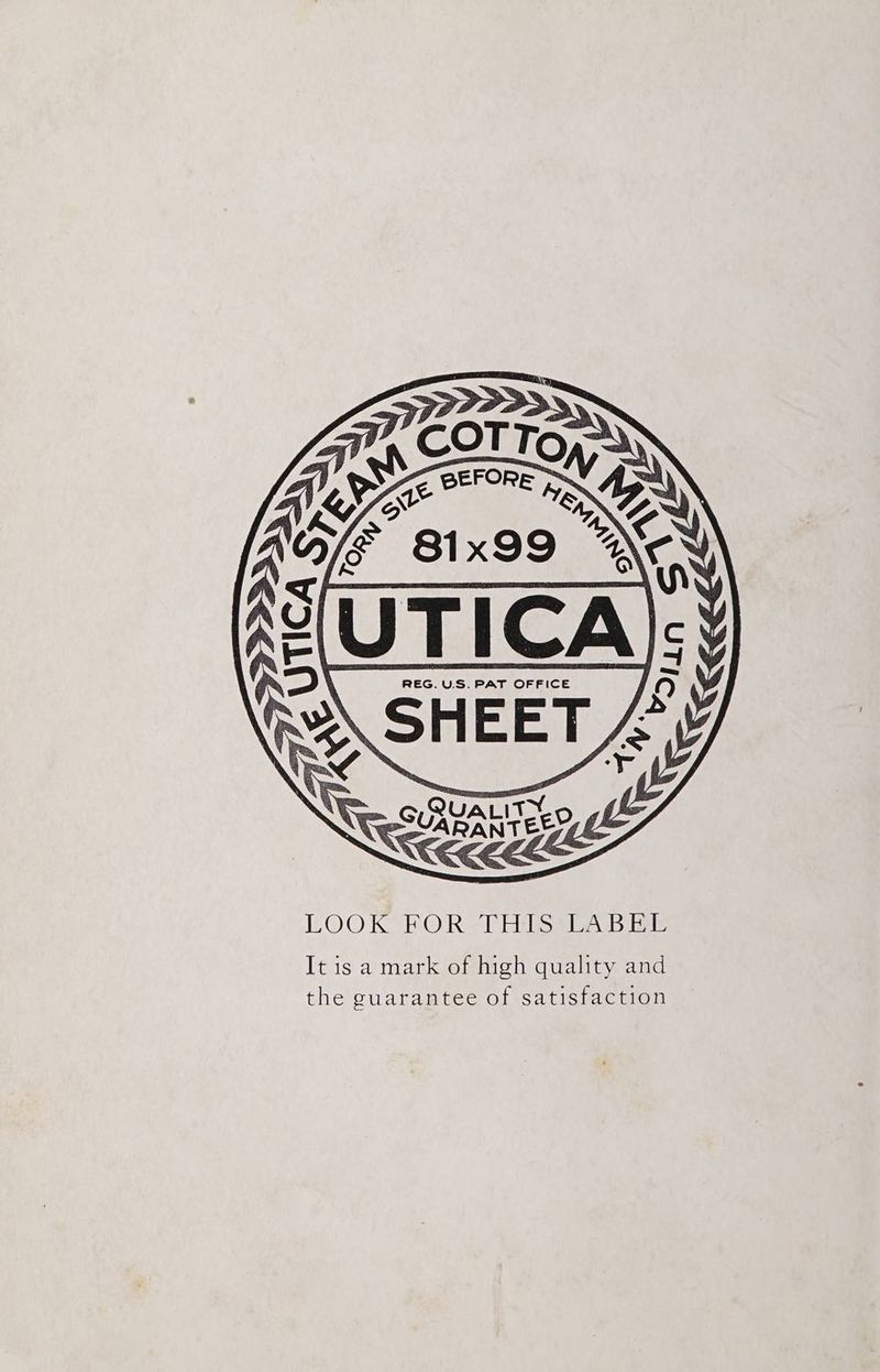 It is a mark of high quality and the guarantee of satisfaction