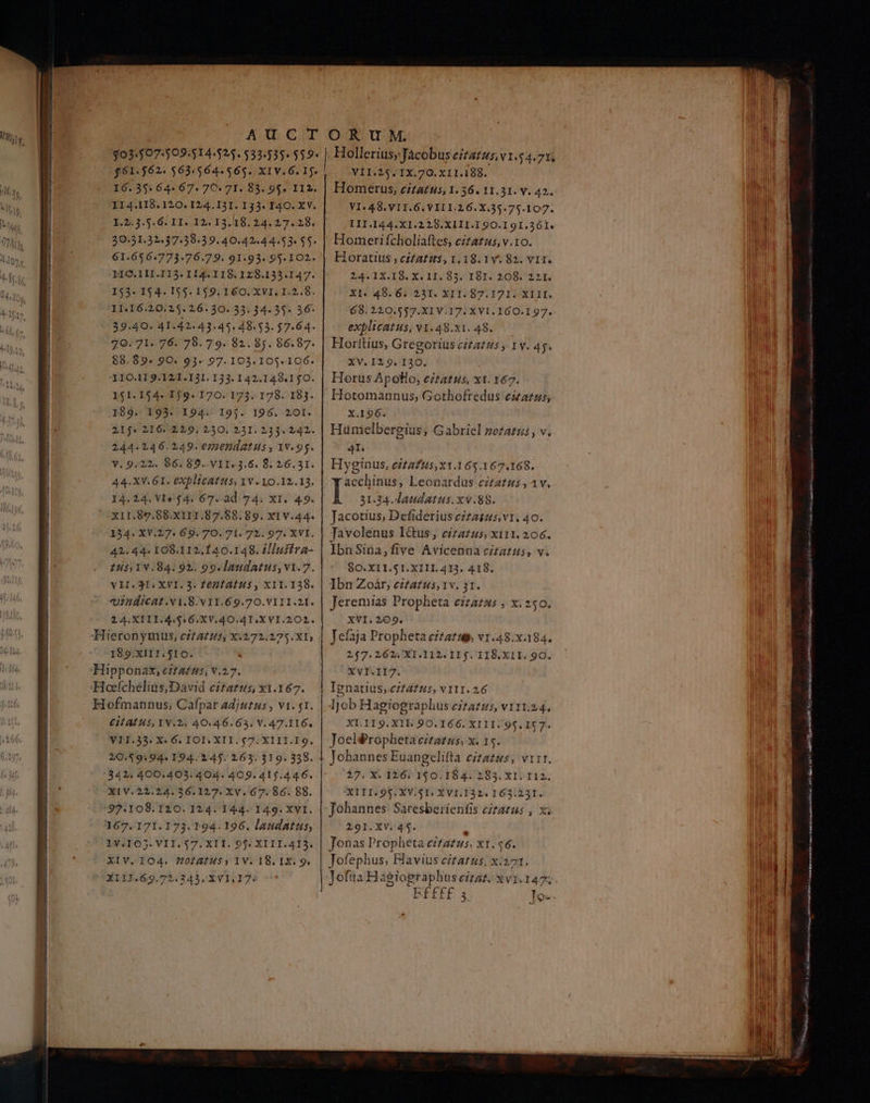 : — — -- Φ61.763. 163.0464.565. XIV.6. 1j. 16. 35.64. 67. 7C. 71. $3. 95. 111, II4.118. 120. I24. 131. 112. I4O. XV. 39.31.32.37.38.39.40.42444.53« 510. 61.656.773.76.79. 91.93. 95. 102. PHIO.III.I13. 14. 118. 128.135.147. 153- 154. 15$. 159. 160. XVI. I. 2.8. II:16.20.25. 26. 30. 33. 34. 35 36. 39.40. 41.42. 43.45. 48.53. $7.64- 70. 71. 76. 78.79. 82.85. $6.87. $8.89. 90. 93- 97. 103. 105. 106. 110.11 9.121.131. 153. 142.148.150. 151.154. I 9. I7O. 173. 178. 183. .189. 193. 194. I95. 196. 201. 214. 216. 229, 230, 231. 233. 242. 244.246.249. emendatus , 1v.95. Y. 9.22. 96. 89.-.V11. 3.6. 8: 26.31. 44.XV.61. explicatus, 1v 10.12.13. 14.24. VI«:$4. 67. ad 74: XI. 49. X11.87.98.X111.87.88.89. X1 V.44. 134. XV.277. 69.70. 7ί. 72. 97. XVI. 42.44. IO8.112,140.148. 2J/uffra- 125, 1v.84. 92. 99. laudatus, v1.7. VII.31; XVI. 3. Zentatus , X11. 138. vundicat.v1.8.v11.69.70.VIII.2I. 2 4.XIIIL. 4$: 6.XV.40.4I.X VI.202. Hieronymus, ct?4tt$, X.272.275.XI; 189.XI11.510. Hipponax, citatzs, v.27. Hoefchelins, David citatus, x1.167. Hofmannus, Cafpar adjutus , v1. 1. CILALUS, YV.2. 40.46.63. Y. 47.116. V11.33. X» 6. IOI, XI I. $7. XI I.I 9. 20.59:944 194.245. 2653. 319. 338. 342. 400.403. 404. 409. 415.446. X1 V.22.24. 36.127. Xv. 67. 86. 88. 97.108. I20. 124. 144. 149. XVI. 167. 171. 173. 194. 196. laudatus, 1Y.165. VII. $7. XI I. 95: X1 11. 413. XIV. 104, MOÍAIUS, 1V. 18. ΙΧ. 9. X11J.69.72.245, XVI. I7. VII.25. IX.70. X11.188. | Homerus, citatus, 1.56. 11.31. v. 42. MAN VI. 48. VII.6. VILI.26.X.35.75.107. πι Homeri fcholiaftes, ezzatus,v.10. Horatius , ez£atz$, 1.19. 1v. 82. v1. | 24. 1X. 18. X. 11. 83. 181. 208. 221. M | ΧΙ. 48. 6. 231. XII. 87.171. XIII. iiy 4 68. 220.557.XI V.17. XVI. 160.197. lil | | explicatus, v1.48.x1. 48. Wu a Horttius, Gregorius ciza£us y 1v. 45. | XV. 12.9. 130. Horus Apolo, citatus, xt. 167. Hotomannus, Gothofredus ezarzzs; X.t96. Humelbergius; Gabriel »ozatus , v. 41. Hyginus, citafus,x1.165.167.168. acchinus, Leonardus citatus , 4v. Í 31.34. d4audatus. x v.88. Jacotius, Defiderius eitaézs vi. 40. Javolenus I&us, citatus, xi11. 206. IbnSina,five Avicenna citatus, v. $0. X11.5 I.XIIL 413. 418. Ibn Zoár, citatus, 1v. 31. Jeremias Propheta ezzazas , x. 250. XVI. 209. Jefaja Propheta eitatup, v1.48.x.184. 247.262, XI. 112. ΙΙ. II8. X11. 90. XVI.II7. | Ipnatius,czfA?:s, VIII. 26 Ijob Hagiographus eitazus, v111.24, |7 XI.II9.XIE 90.166. X111. 95. I5 7. Joeld?ropheta citatus, x. 15. * Johannes Euangelifta eizazus, virt. 27. X. 126. 150.184. 285. X1. 112. XIII.9$. XV.51. XVI.132. 1631231. Johannes: Saresberienfis cizatus , x; ο ο ου ο ο cq ia SEAT 1 ο ioa eg ο ο ο. cat ic gg o ga c e e n 291.XY. 45. - Jonas Propheta eztazus, x1.56. WM Jofephus, Flavius citatus, x.271. μή 1. | Jofüa Hagiographus eizaz. xv1.147; | | | EfÍtfa Ίος. Mone. μυ uA € SEI RA: