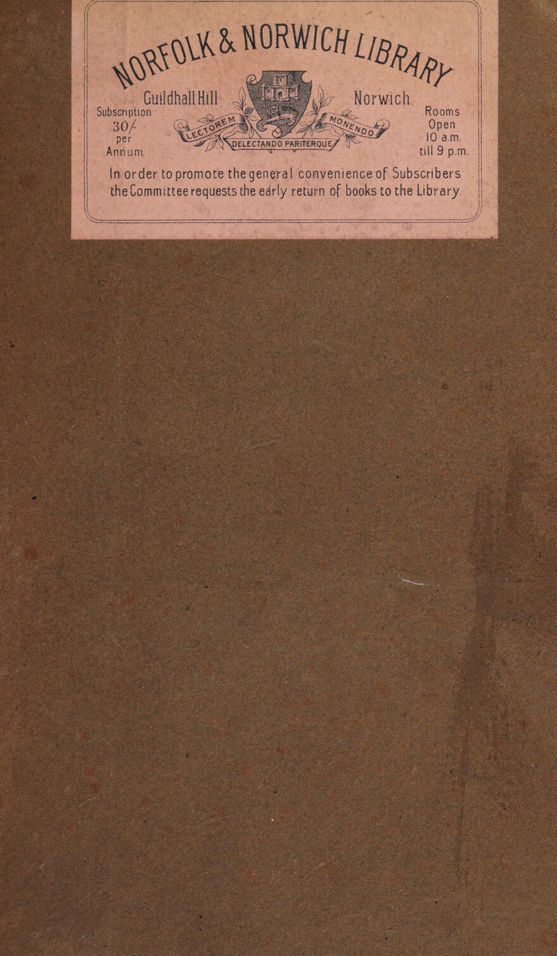 ‘Guil Subscription In order to promote the aa ones of Subscribers the Committee requests the edrly return of books to the Library. | er SE A pat ae rae 7 Ue ee |