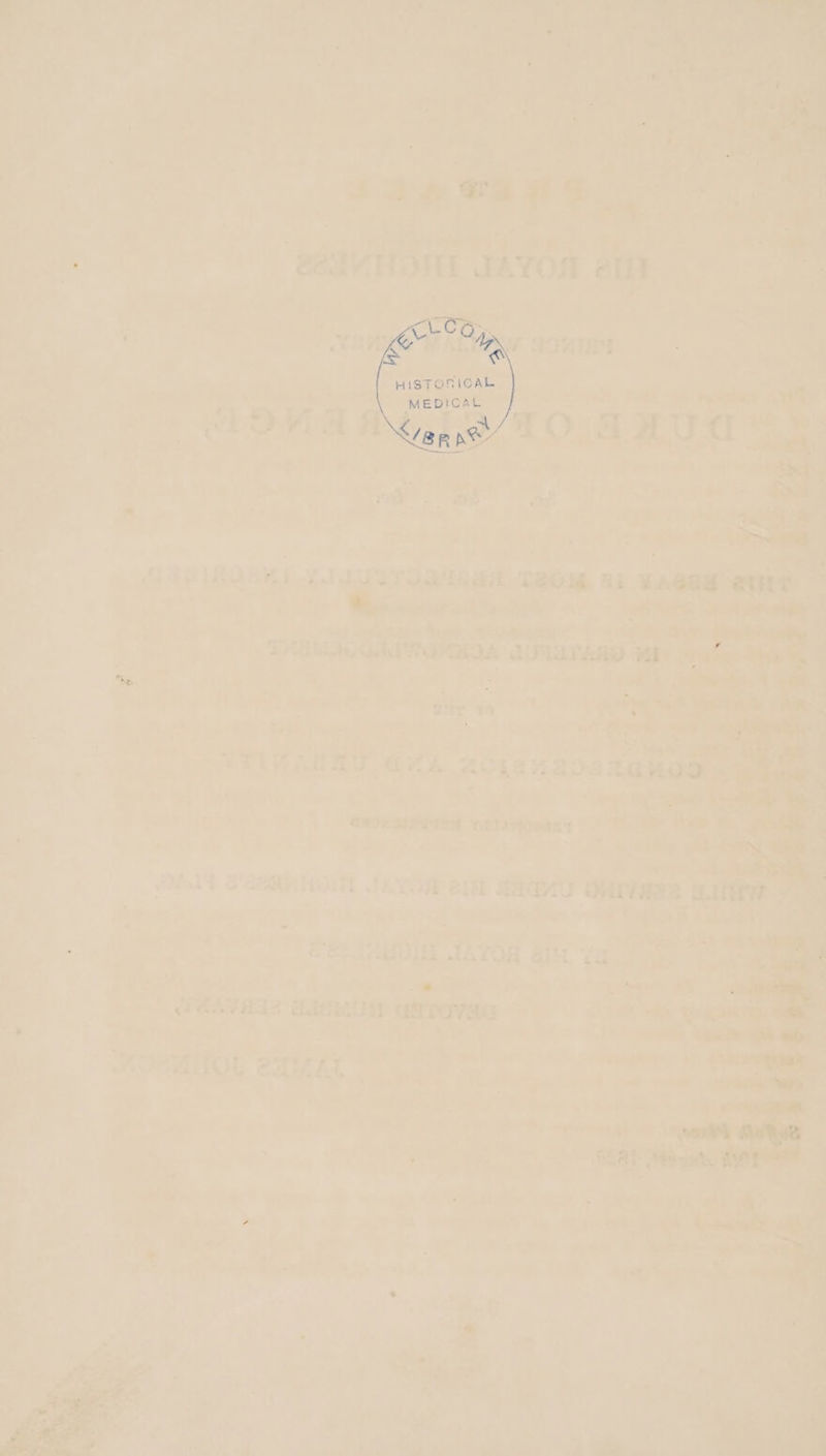 Om Gv Ong [= « HISTORICAL MEDICAL Nar ne