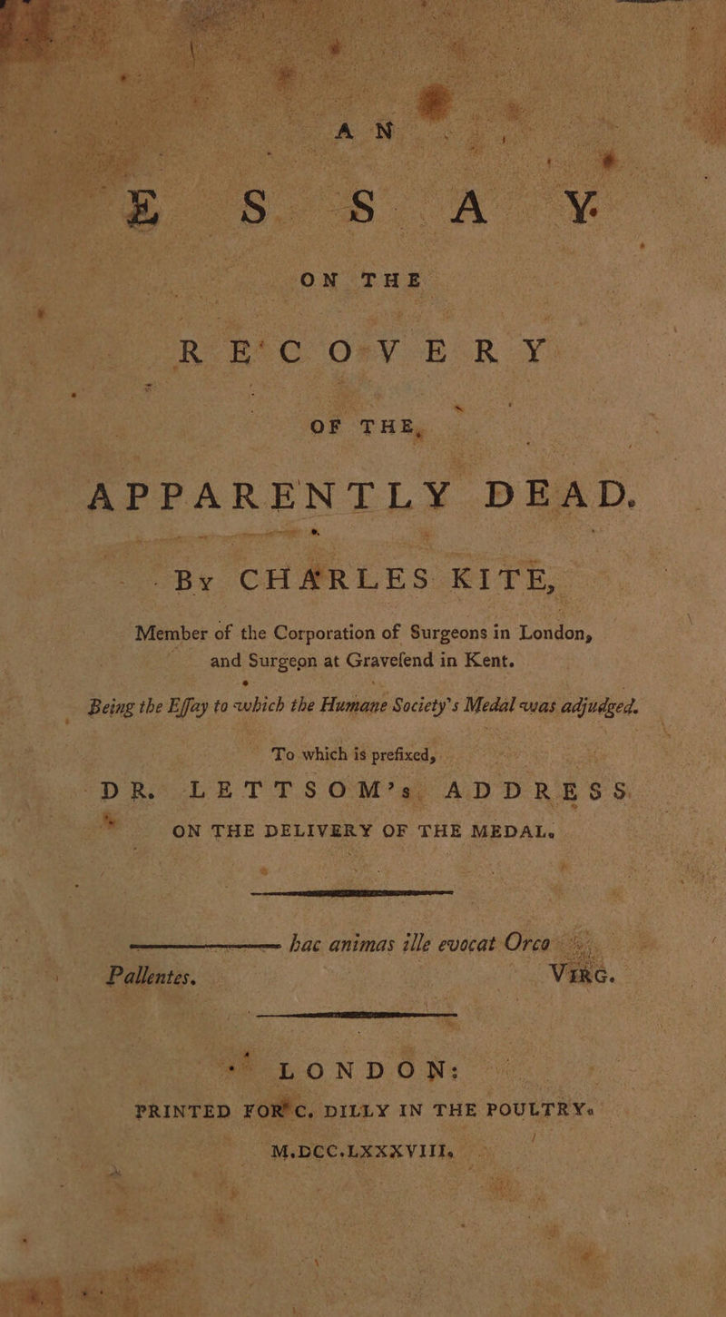 APPARENTLY pS oe B a : Cc Hi} RL E 3) K I Le ie te Dai. Member af the Corporation of Ne in | Louden, ) iy hee ace lene. Sica Se SErECHH at Gravefend i in Kent. . - Bang the Bf to cubic the Humane Society 5 Medal was as aie. i ae Ri ae DILLY IN oe POULTRY.
