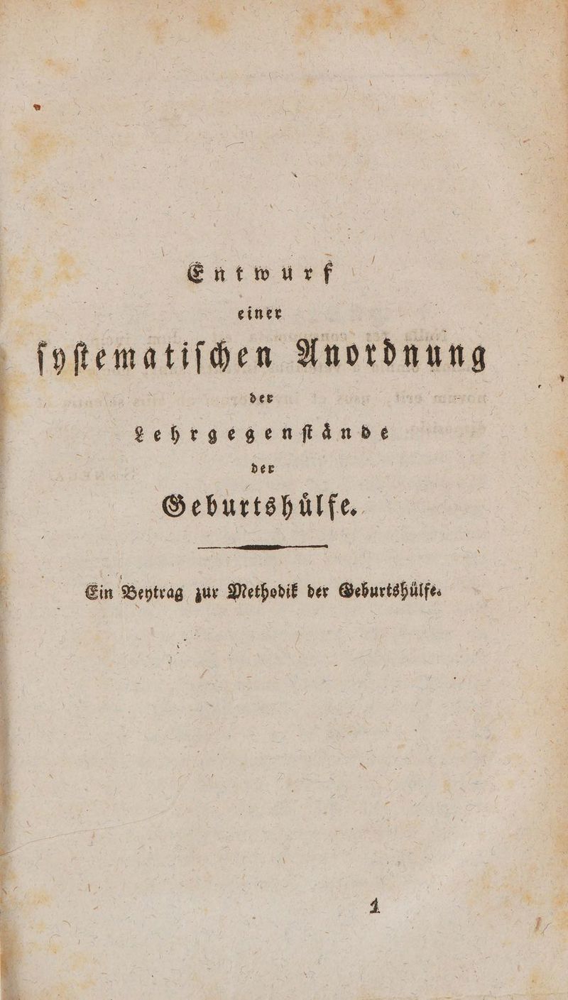 K 2 fopematitgen Anordnung „„ Geburtshuͤlfe. —