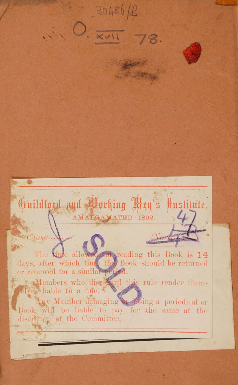 embers who disré ak! hable to a fue. « te | vy Member damaging re Hiring a periodical or AS will be. liable to pay for the same at the discretion ef the Committee.