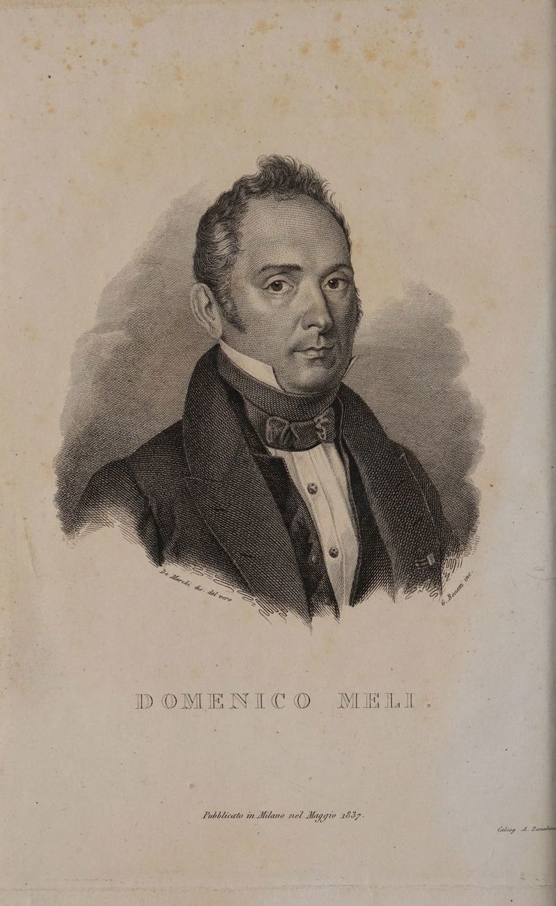 DOMENTCO MELI i Lubblicato n Milano nel Maggio 2837. : (EAT i l alcog LA cnabena