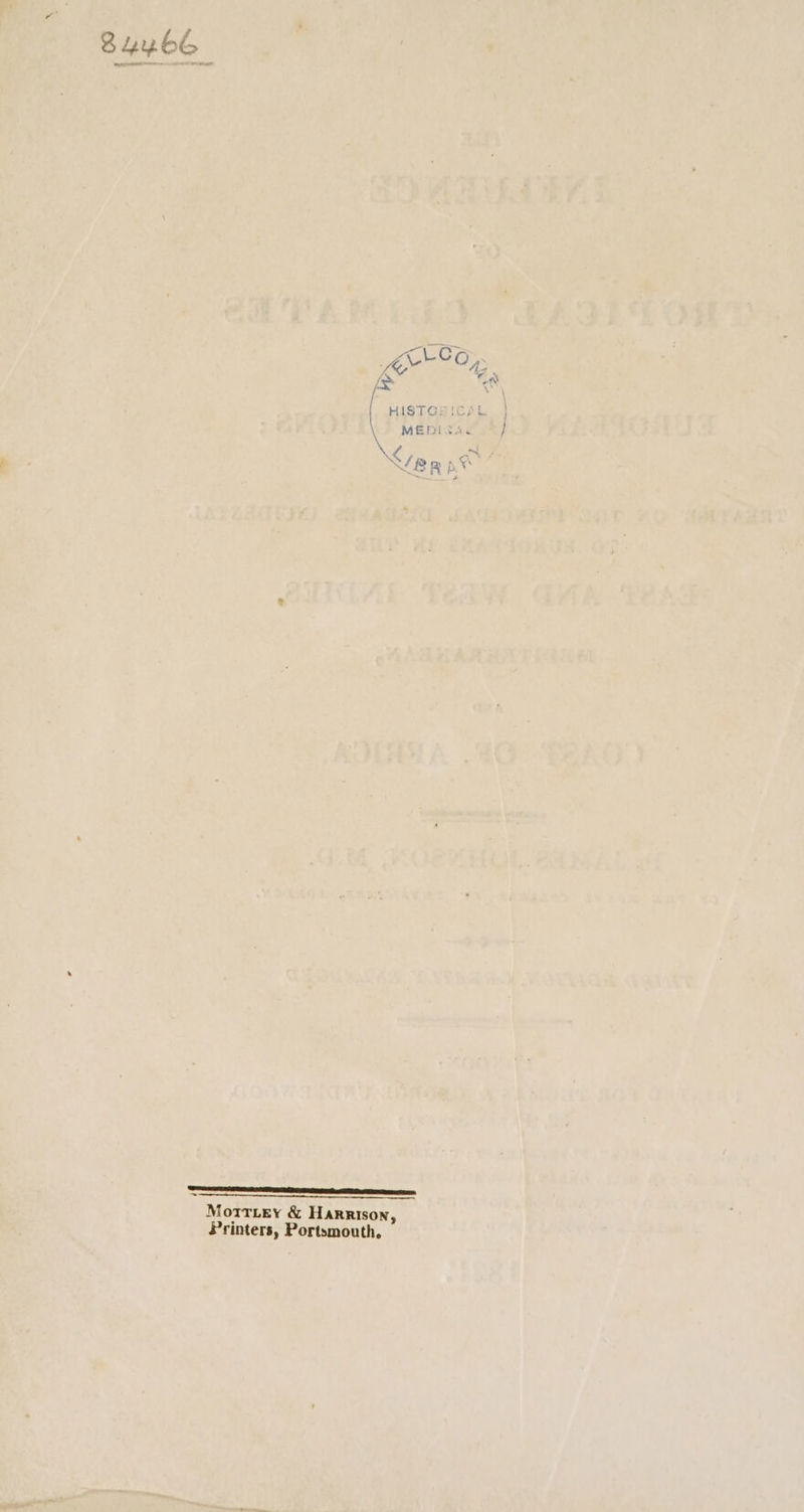 batty dalahitheettgelape ie ee MorrLey &amp; Harrison, Printers, Portsmouth,