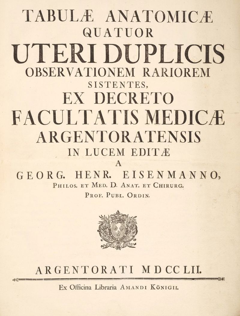 ODSERVATIONEM TENSIS IN LUCEM EDIT A GEORG. HENR. EISENMANNO PuHiLos ET Mepn. D. ANar. Er CuinunG. PnRor. PuBr. Onpirw. rZ 72. S T 2» nj ARGENTORATI M MD CC LIL.— a De Officina Librariaà AMANDI 1n ÓNIGII