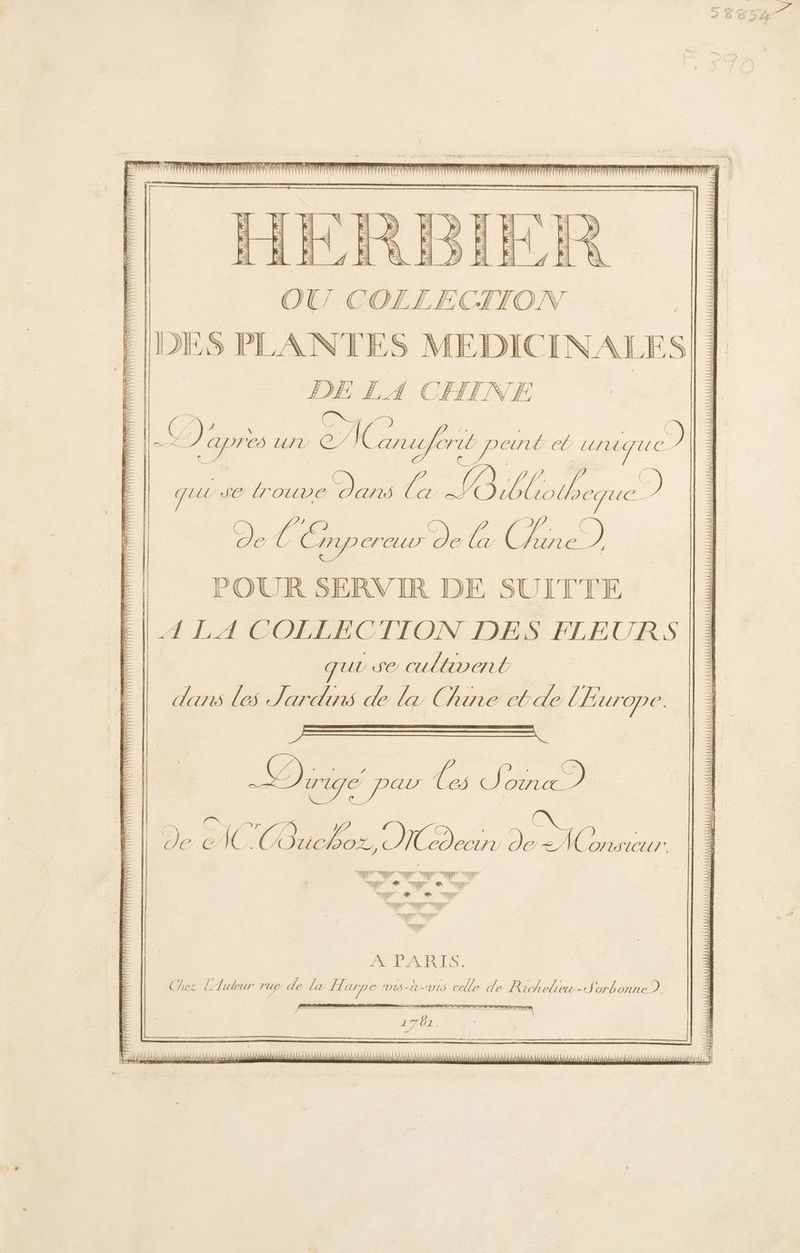 (PTIT BALE nn LA dut ui nn ETEOT Lil 1 > À ï | | D à Re | 4 1 DIS PLANTES MEL DDIC INALES DE LA CHINE -) 4 ( qu Se {rouve hd te Pop 2, QU ETUC.- ss h EUD de 3 se + Love cullivent dans les Jardins de la Chaine ete l'Europe. L) uige pau Ces dr. de 6 CE ucboz, :) ‘ RTE) de ee onsuur LS LR Le L du. NL ue F he U pee “qe qq  {y 1I] [11 pur] fl qu! 1 Il LL + P. AL. Chez LAutir des de la DUT DS - &amp;- DS Éd de Richeles- Jorbonne ) ht ht