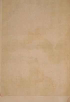 Two heads with brains exposed. Colour mezzotint by J.F. Gautier d'Agoty, 1748.