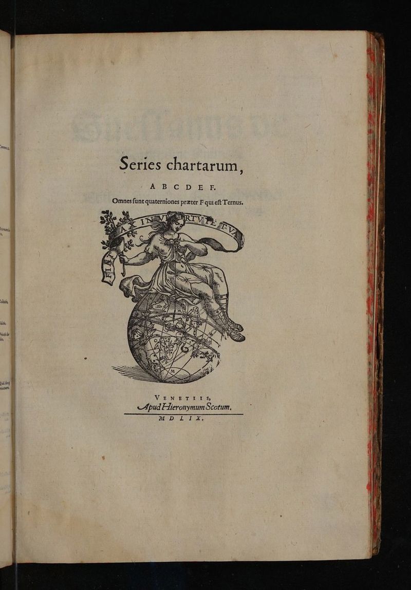 E 5 m. JA A u NOD LI. 1 u u NV S.N ET Y cud Flieronymum Scotum, w Series C : Omnes fünt quaterniones prater F qui eft Ternus. Qul n) vidit