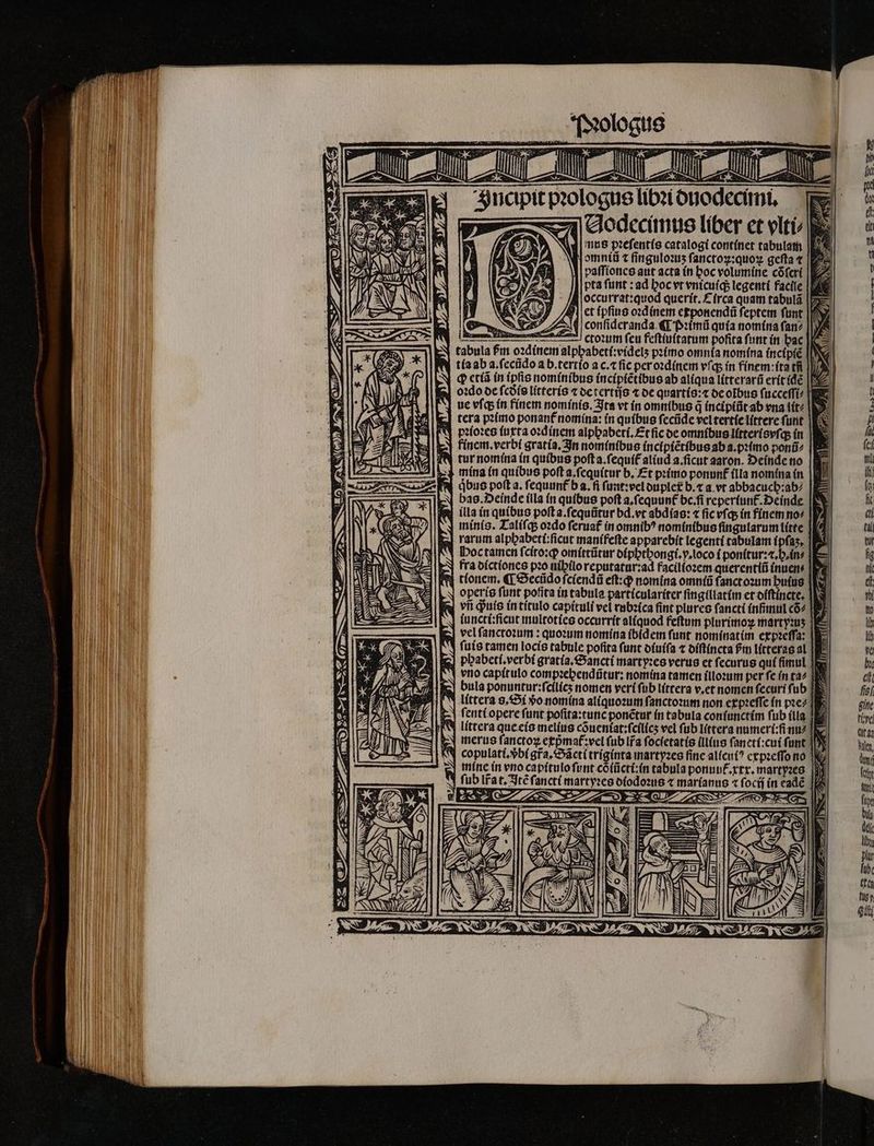 pit pꝛologus libꝛi duodecimi. Vodecimus liber et ylti⸗ mus pꝛeſentis catalogi continet tabulam paſſiones aut acta in boc volumíne cõſcri pta ſunt: ad hoc vt vnicuiq; legenti facile Joccurrat:quod querit. £ (rca quam tabulã et ipſius oꝛdinem exponendũ feptem funt OS. m Pas Zt confidcranda. ¶ Pꝛimũ quía nomina ſan⸗ Linsen Dee cccoꝛum feu feſtiuitatum pofita funt in pac tabula fi oꝛdinem alpbabetí:videls pꝛimo omnia nomina incipiẽ tia ab a.ſecũdo a b.tertío a c.« fic per oꝛdinem vſq; in finem:ita ti q etiã in ipſis nominibus incipiẽtibus ab aliqua litterarũ erit idẽ oꝛdo de ſcdis litteris ⁊ detertijs ⁊ de quartis:⁊ de oĩbus ſucceſſi⸗ ue vſq; in finem nominis. Ita vt in omnibus q̃ incipiũt ab vna lit tera pꝛimo ponant᷑ nomina: in quibus ſecũde vel tertie littere funt A pꝛioꝛes iuxta oꝛdinem alphabeti. Et ſic de omnibus iIſtterisvſq; in ! |i fincitt. verbi gratia. In nominibus incipiẽtibus ab a.pꝛimo ponũ⸗ ANA 8 tur nomina in quibus poſt a.ſequit᷑ aliud a.ficut aaron. Deinde no bas. Deinde illa in quibus poft a.ſequunt᷑ bc. ſi reperiunt᷑ Deinde N illa in quibus poſt a.ſequũtur bd. vt abdias: ⁊ ſic vſq; in finem no⸗ 3 minis. Taliſq; oꝛdo ſeruat᷑ in omnibꝰ nominibus ſingularum litte à qͥbus pott a. ſequunt᷑ b a. fi ſunt:vel duplet b.⁊ a vt abbacuch:ab⸗ E rarum alpbabetí:ficut manifeſte apparebít legenti cabulam ipfas. operis ſunt pofita in tabula particulariter fingillatim et offtincte, vñ qᷓuis in titulo capituli vel rubꝛica fint plures fancti inñmul cõ⸗ vel ſanctoꝛum: quoꝛum nomina ibidem ſunt nominatim expꝛeſſa: ed (77 p Tex * E by eu 2 — — 8 — — T U Jf € I. p AES, 5 PEE 7 00 93 li SS AN 2. N a à S zz S MM eux. eZ amne anl SEN S . 1 cu — e Mb. ＋ SM 5 — e — ia A ic — ui | ——— p— — — o cm IN e ur — -—