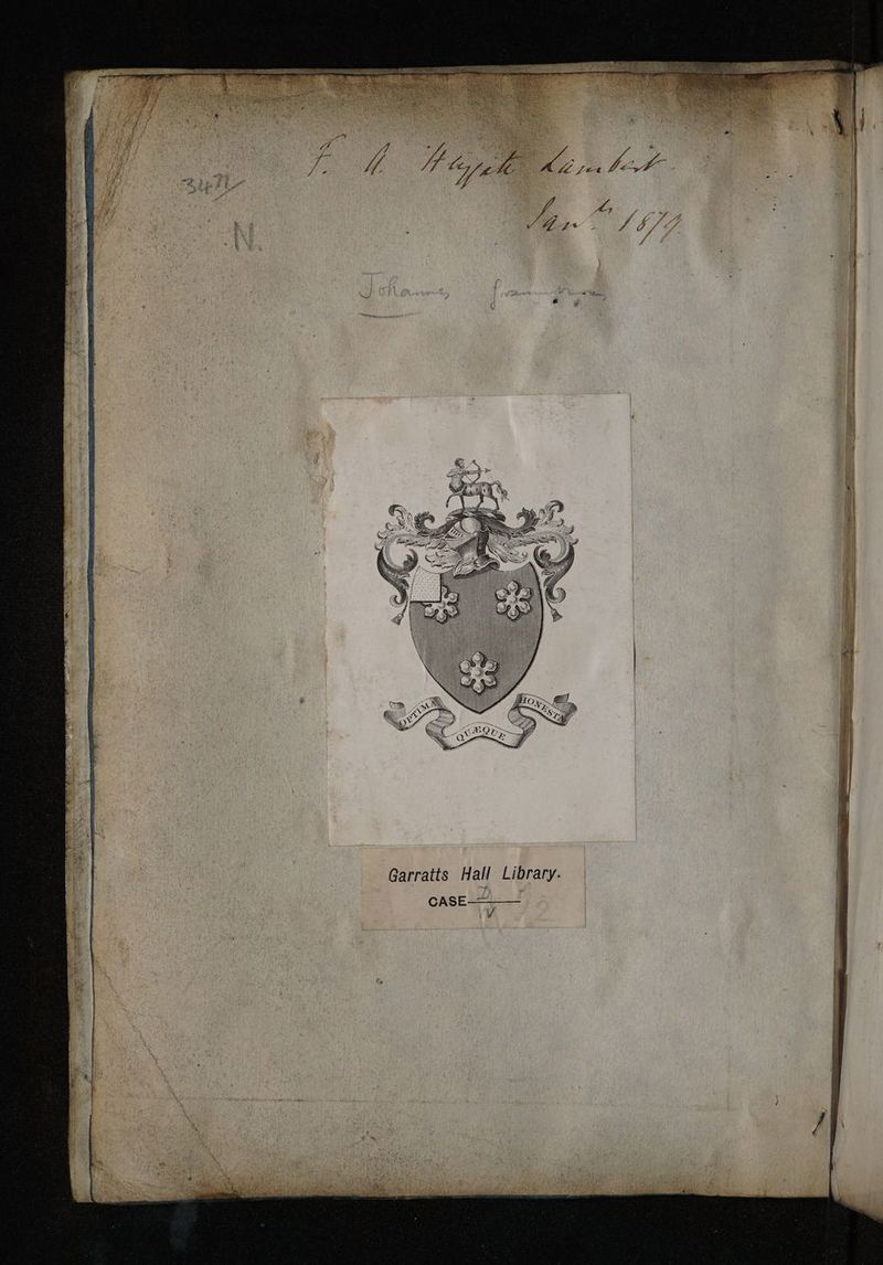 | I Garratts Hall Library. CASE D