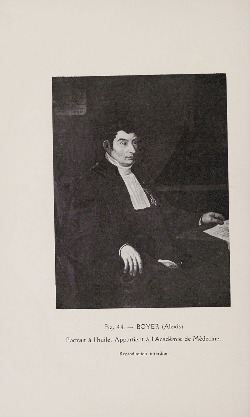 Portrait à l'huile. Appartient à l’Académie de Médecine, Reproduction interdite