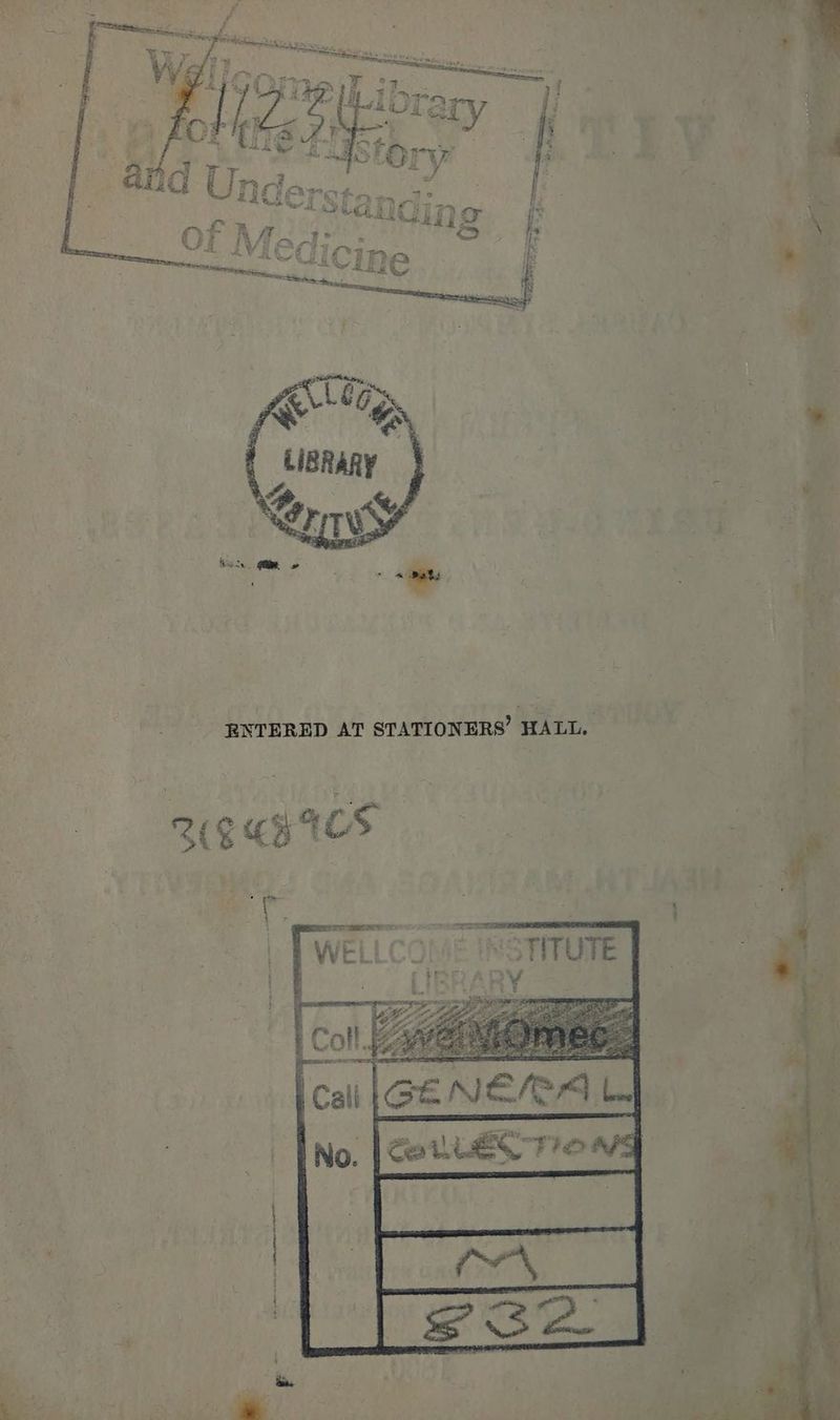 RNTERED AT STATIONERS’ HALL. — AeapIcs : a a, LLCOME INSTIE t J : #e a ARY UTE 4 A ee es ee —