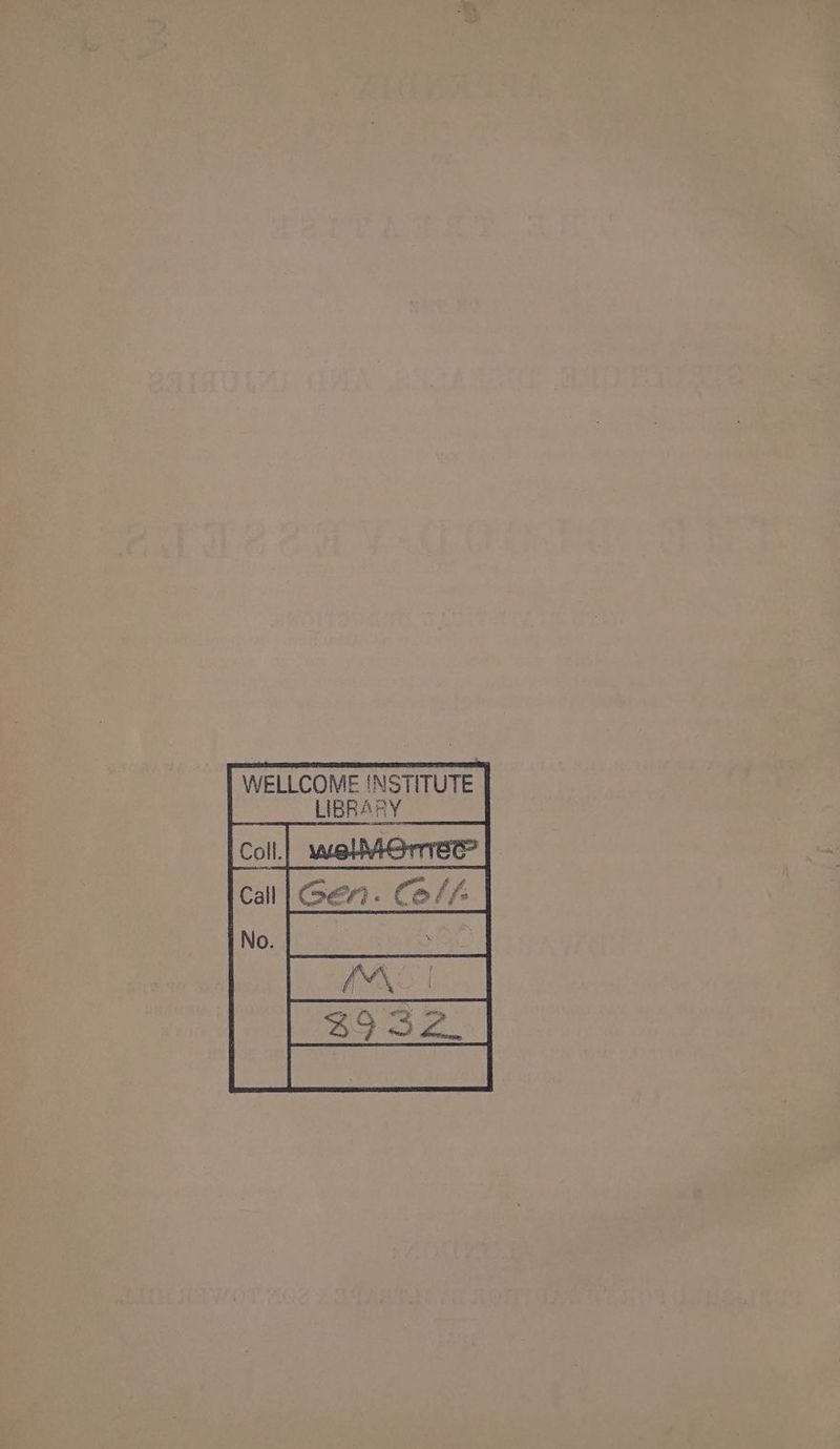 WELLCOME INSTITUTE LIBRARY