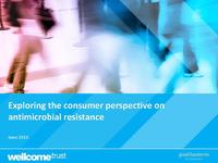 view Exploring the consumer perspective on antimicrobial resistance.