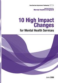 view 10 high impact changes for mental health services.