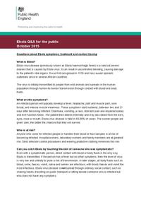 view Ebola: public health questions and answers / Public Health England.