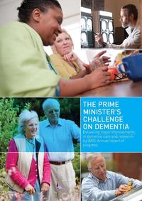 view Prime Ministers challenge on dementia : annual report of progress / Department of Health.