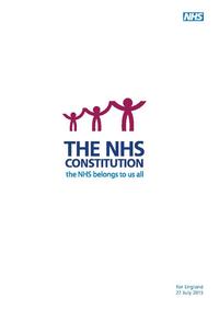 view The NHS Constitution : the NHS belongs to us all / NHS.