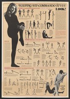 view Physical exercises for men and women. Colour lithograph, 1972.