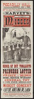 view Piccadilly Hall, commencing Monday, Dec. 1, 1884... : the smallest people in the world! All English. First appearance in London : Harvey's wonderful Midges and choir of boy vocalists... two receptions daily... / Piccadilly Hall.