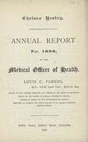 view Annual report for 1896 of the Medical Officer of Health.