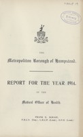 view Report for the year 1914 of the Medical Officer of Health.