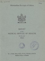 view [Report of the Medical Officer of Health for Fulham Borough].