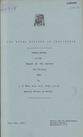 view [Report of the Medical Officer of Health for Kensington Borough].