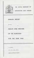 view [Report of the Medical Officer of Health for Kensington & Chelsea Borough].