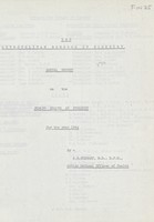view [Report of the Medical Officer of Health for Finsbury Borough].