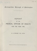 view [Report of the Medical Officer of Health for Paddington, Metropolitan Borough of].