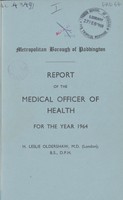 view [Report of the Medical Officer of Health for Paddington, Metropolitan Borough of].