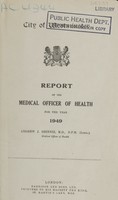 view [Report of the Medical Officer of Health for Westminster, City of].