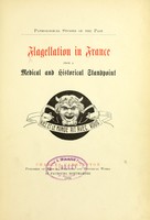 view Flagellation in France from a medical and historical standpoint.