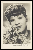 view Louis Hayden in drag. Process print, 1946.