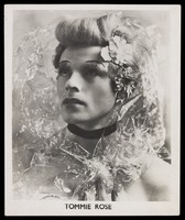 view Tommie Rose in drag. Photograph, 1948.