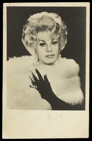 view Danny La Rue in drag. Photograph, 196-.