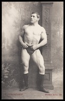 view George Hackenschmidt, a wrestler. Process print, 19--.